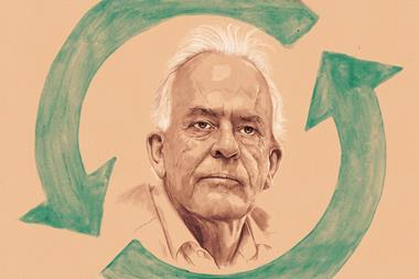 An illustrated portrait of James Clark
