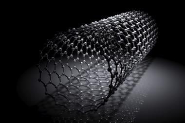 An image showing a carbon nanotube