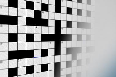 Cryptic crossword grid 142