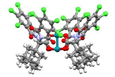 Dirhodium catalyst 3D structure