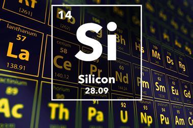 Periodic table of the elements – 14 – Silicon