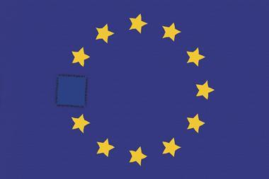 An image showing an EU flag with a missing star