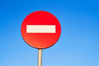 No entry sign