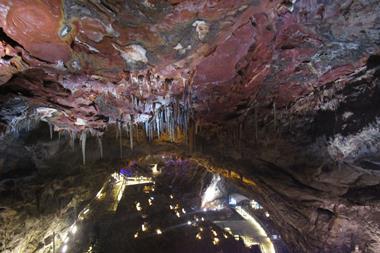 An image showing the inside of the Hulu Cave