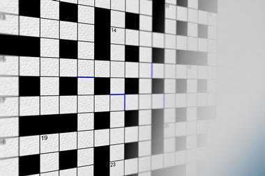 Cryptic crossword grid 132