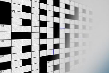 Cryptic crossword grid 089