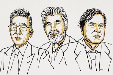 An image showing the 2021 Nobel prize in physics winners