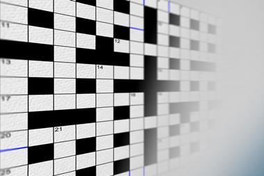 Cryptic crossword grid 124