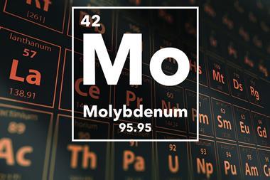 Periodic table of the elements – 42 – Molybdenum