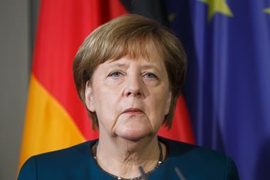 A photograph of Angela Merkel