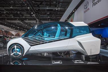 Toyota FCV plus hydrogen fuel cell vehicle, 2016