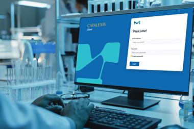 Merck software in use in a lab