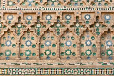 Zaragoza cathedral wall