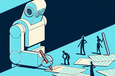 People giving robot instructions