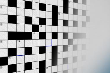 Cryptic crossword grid 143