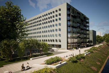 Rendering of the Silesian Interdisciplinary Chemistry Centre