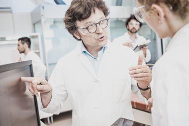 Scientists in the lab