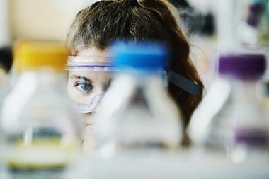 Female scientist