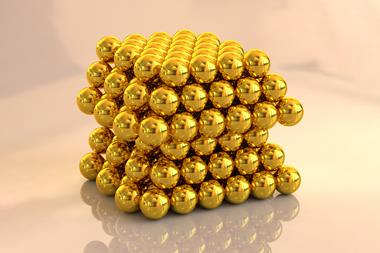 Gold crystal structure