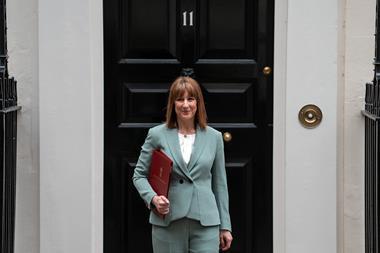 Rachel Reeves outside number 11 Downing Street