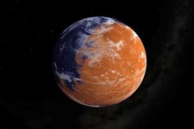 Image of Mars taken by the Maven probe