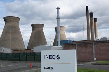 Ineos plant at Grangemouth, UK