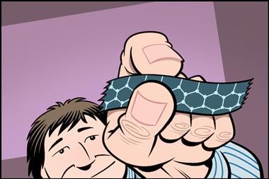 The discovery of graphene comic frame