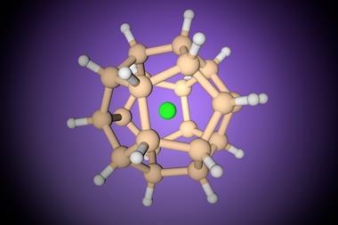 3D image showing Siladodecahedrane