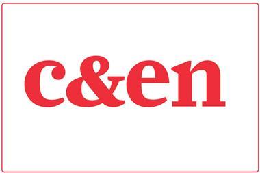 The logo for Chemistry and Engineering News