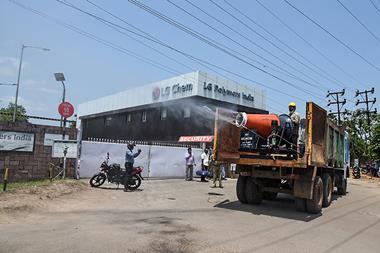 LG Polymers plant in Visakhapatnam