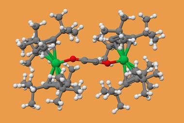 Carbon monoxide polymerised by unusual thulium sandwich complex – 3D gif
