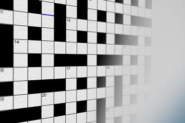 Cryptic crossword grid 134