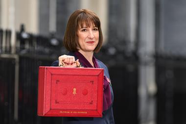 Rachel Reeve announcing the budget