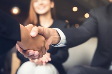 A handshake to seal a business deal