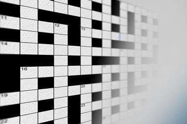 Cryptic crossword grid 121