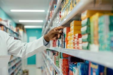 Pharmacy shelf