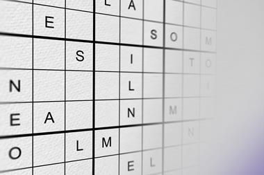 Wordoku grid 096