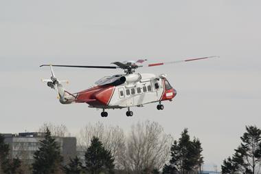 An image showing a Sikorsky S-92 Helicopter