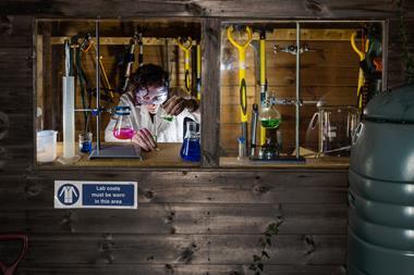 Chemistry in a garden shed