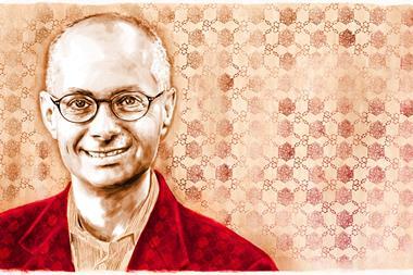 An illustrated portrait of Omar Yaghi