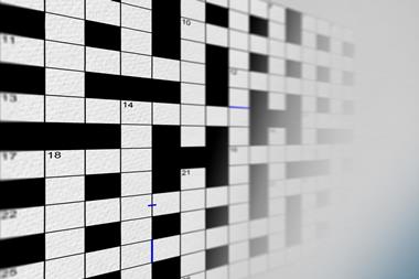 Cryptic crossword grid 067