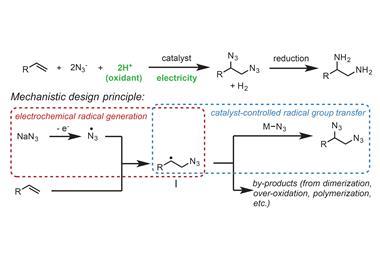 Propose mechanistic design principle for 1,2-diamine synthesis