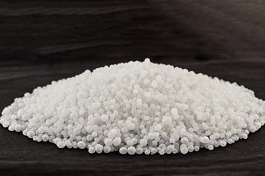 Mineral fertilizers balls - carbamide (urea)