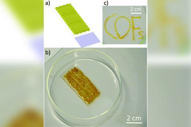 Image showing Crystalline COF material