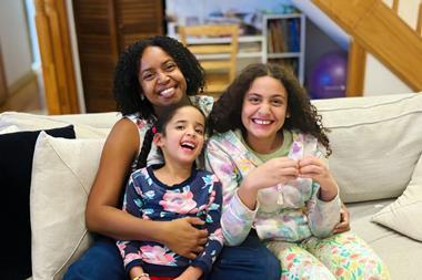 McLaughin and her two daughters