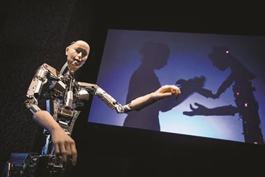 An image taken at the Barbican exhibition AI: More than Human