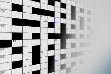 Cryptic crossword grid 084