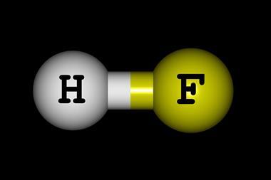 Hydrogen fluoride molecular structure - Index
