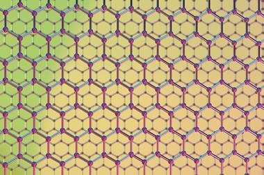 An image showing 2-layer graphene