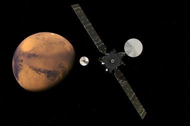 An image sowing the ExoMars Trace Gas Orbiter